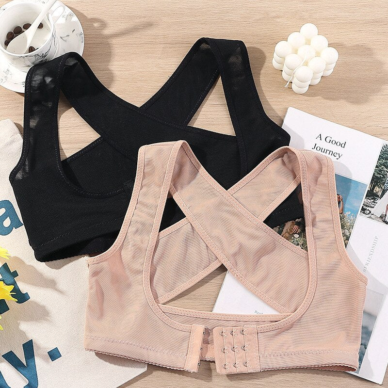 Slanke nylon bodyshaper houdingscorrector dames, discreet en comfortabel voor dagelijks welzijn.