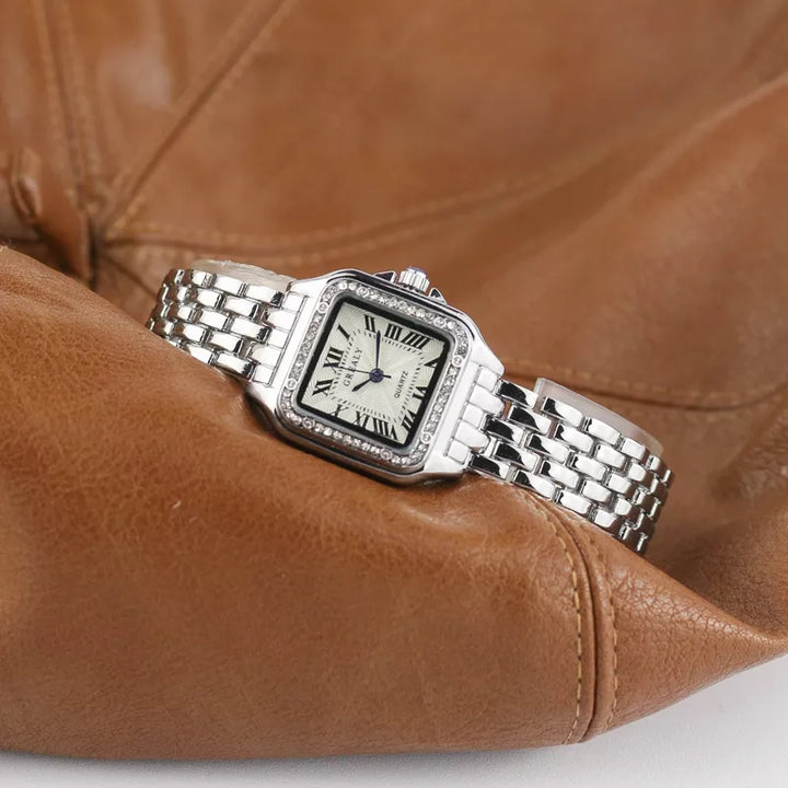 Fashion dameshorloge met tijdloos design, accessoire dat elke outfit compleet maakt.