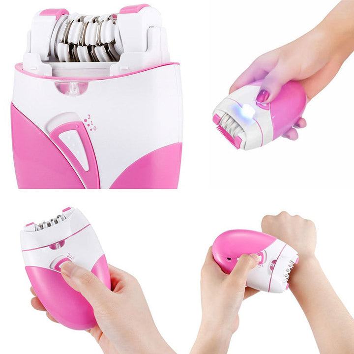 Dames epilator Deluxe: Ontharen met gemak. Voor een zijdezachte huid en perfecte persoonlijke verzorging.