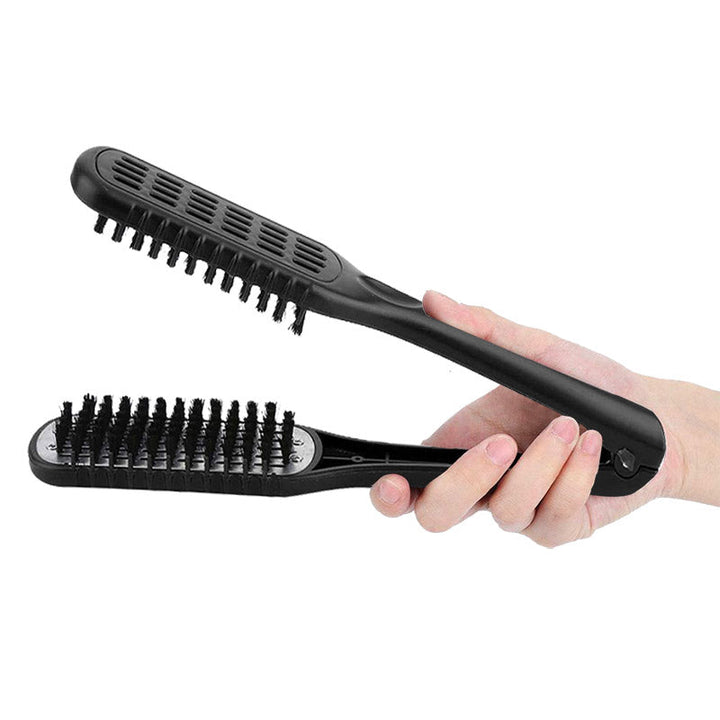 Professionele kapperskwaliteit keramische stijlborstel voor salonwaardig glad haar thuis.