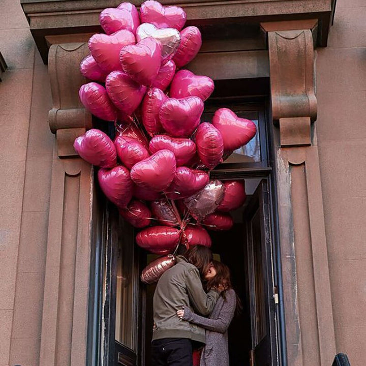 Romantische feestdecoratie: 20 hartjes ballonnen set, ideaal voor jubileum, verjaardag of Valentijn.