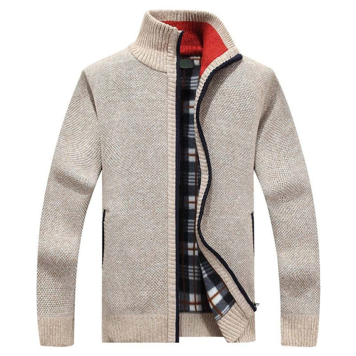 Gevoerd heren vest voor extra warmte en comfort. Perfecte winter trui in casual mode.