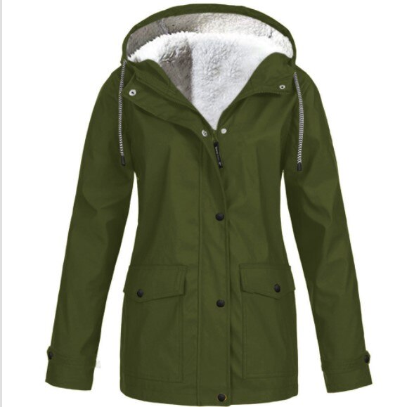 Dames outdoorjas: waterdicht, winddicht, gevoerd, modieus en uiterst comfortabel.