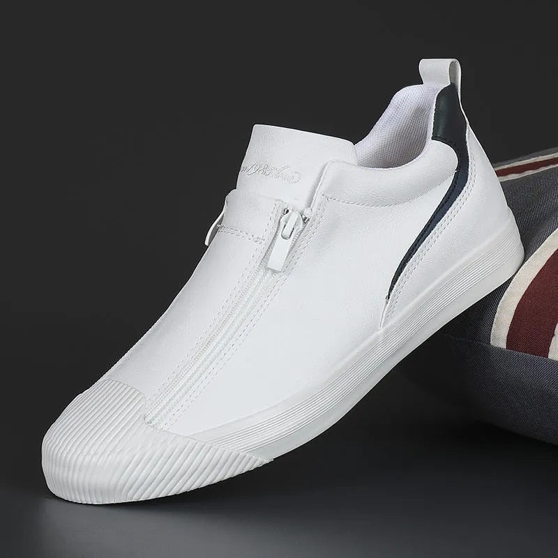 Comfortabele heren sneakers Noah met rits, ideaal voor lange wandelingen en dagelijks gemak.