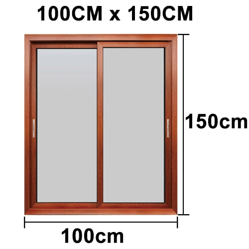 Close-up van het gaas van de magnetische raamhor, pollenfilter functionaliteit.