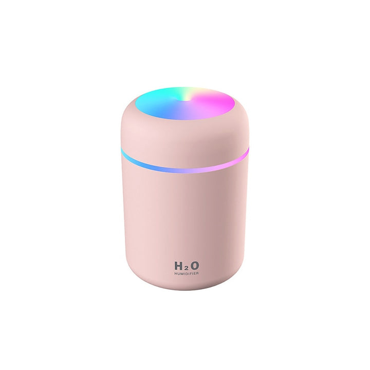 Compacte H2O luchtbevochtiger voor frisse lucht, beter welzijn en sfeervolle verlichting in huis en kantoor.