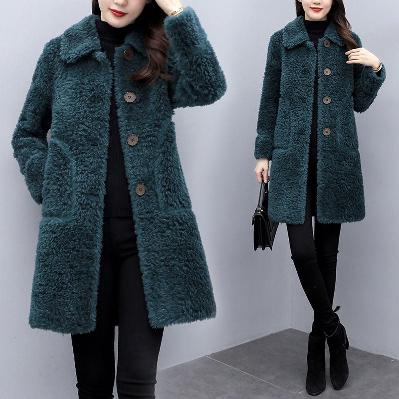 Chique lange damesjas, AlisonsJacket. Een modieuze en elegante keuze die warmte en stijl biedt voor elke vrouw.