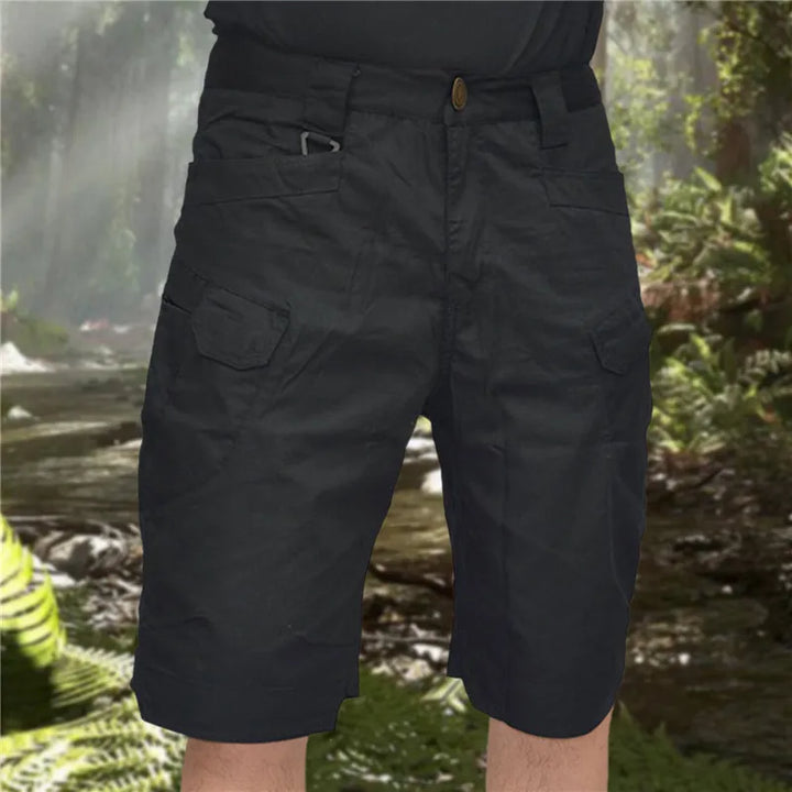 Ademende VLIZO heren cargo korte broek van polyester met handige zakken, ideaal voor vrijetijd.