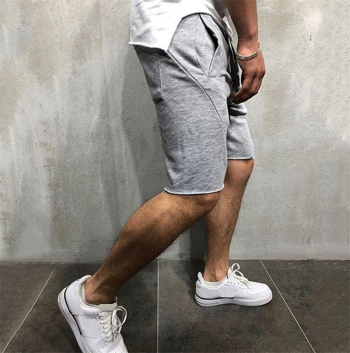 Luchtige heren zomer shorts met trekkoord. Essentieel voor warme dagen en een relaxte casual look.