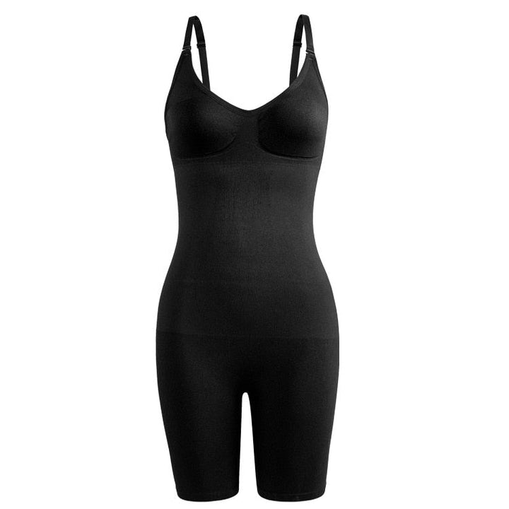 Kastanjebruine TightBody™ dames bodysuit, figuurvormende lingerie voor een strakke bodycon look en optimale ondersteuning.