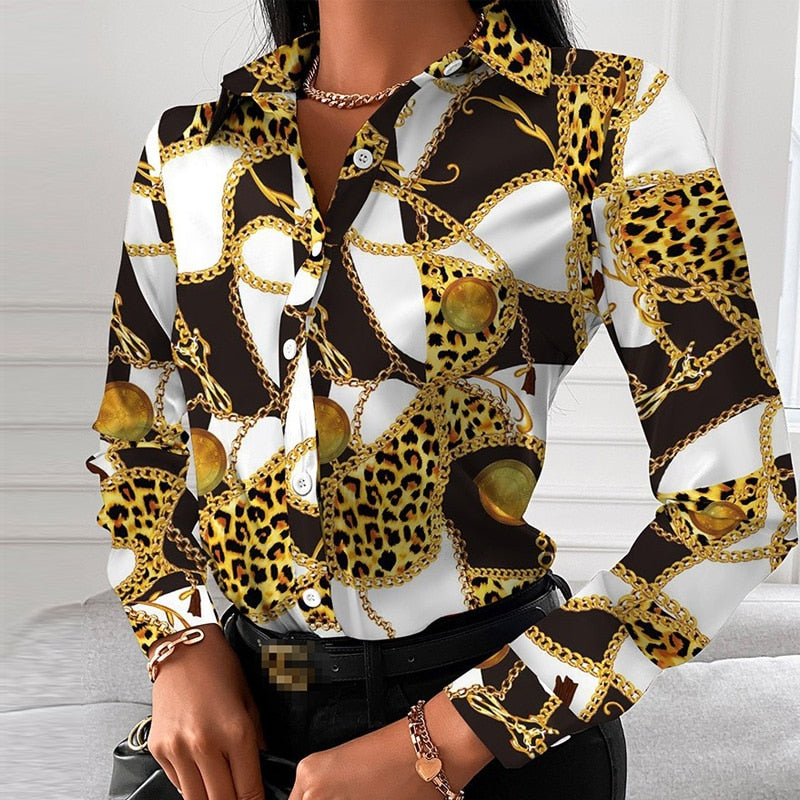 Elegante damesblouse: KatriensBlouse met lange mouwen, een veelzijdige top voor zowel casual als zakelijke looks. Stijlvolle dames kleding.
