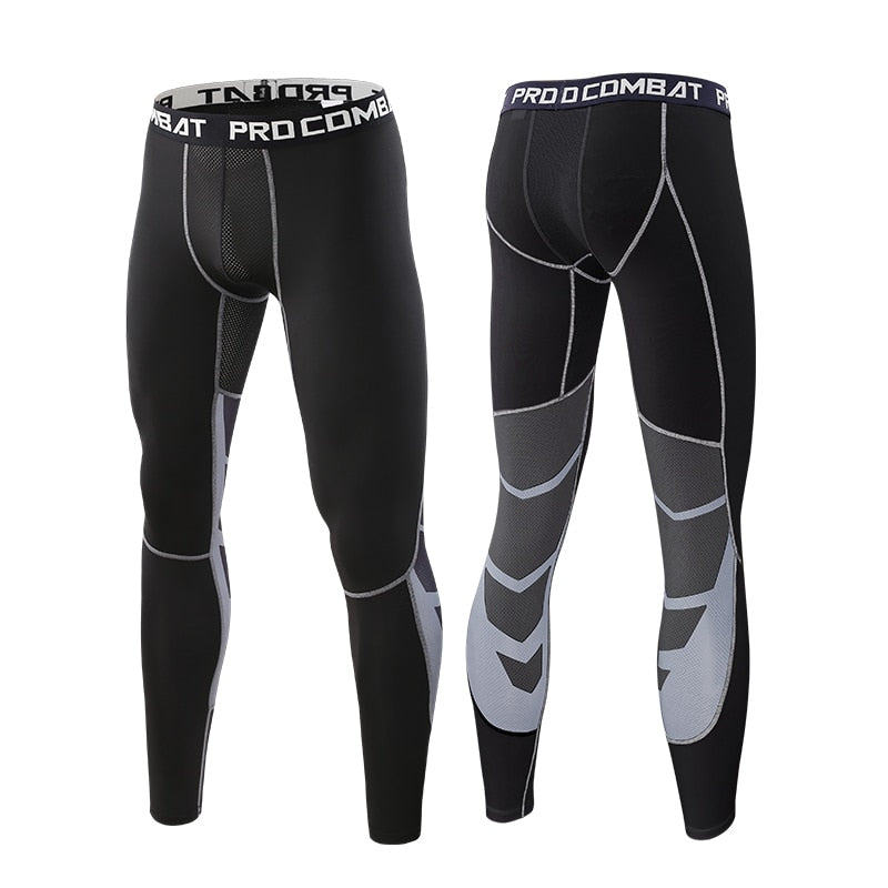 Ergonomisch ontworpen heren slim fit legging, met focus op comfort en prestatie.