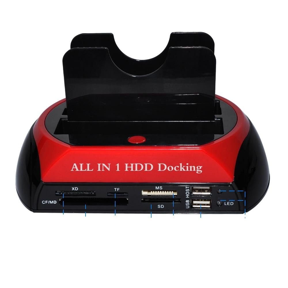 Universeel DataLift dock compatibel met diverse externe harde schijven (SATA HDD/SSD).