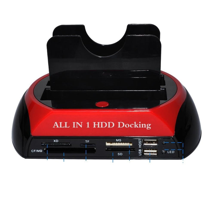Universeel DataLift dock compatibel met diverse externe harde schijven (SATA HDD/SSD).