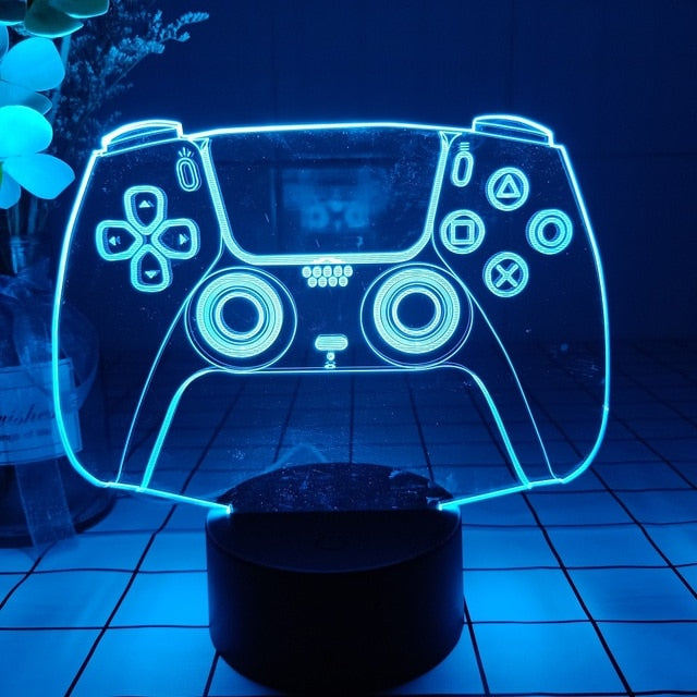 Essentiële gaming accessoire: een nachtlamp met LED sfeerlicht voor de ultieme game-ervaring.