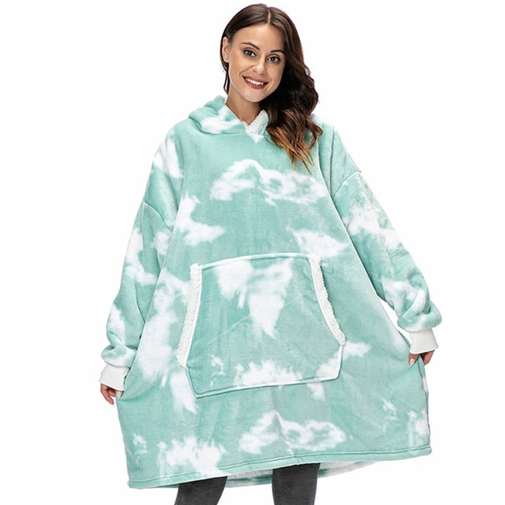 De ultieme zachte deken hoodie, ideaal voor relaxen en tv kijken.