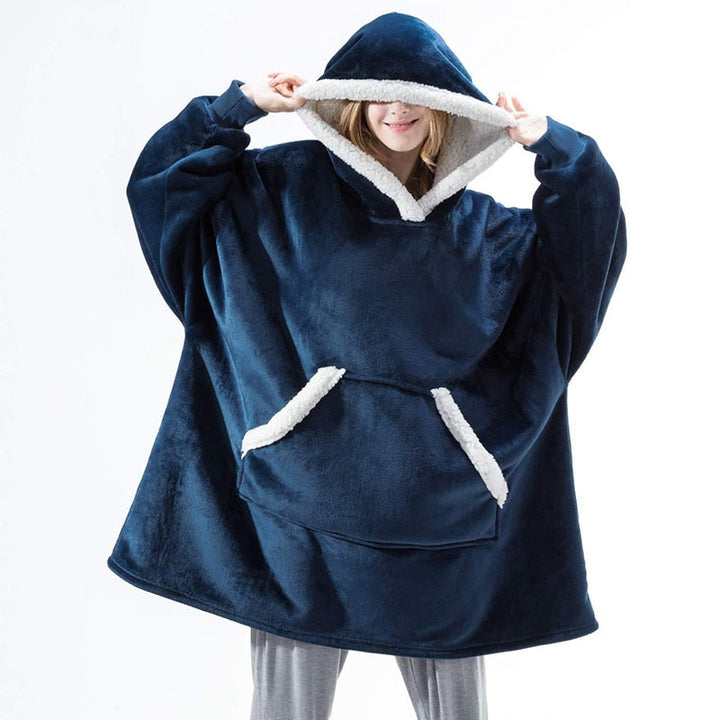 Comfortabele oversized hoodie deken, jouw nieuwe favoriete loungewear.