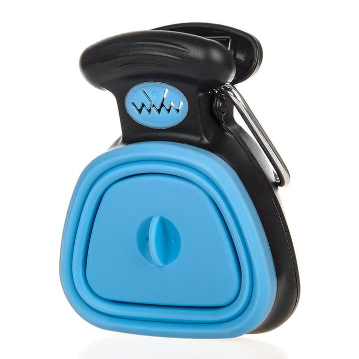 Compacte huisdier poepschep met ergonomisch design; gemakkelijk mee te nemen voor schoonmaken onderweg.