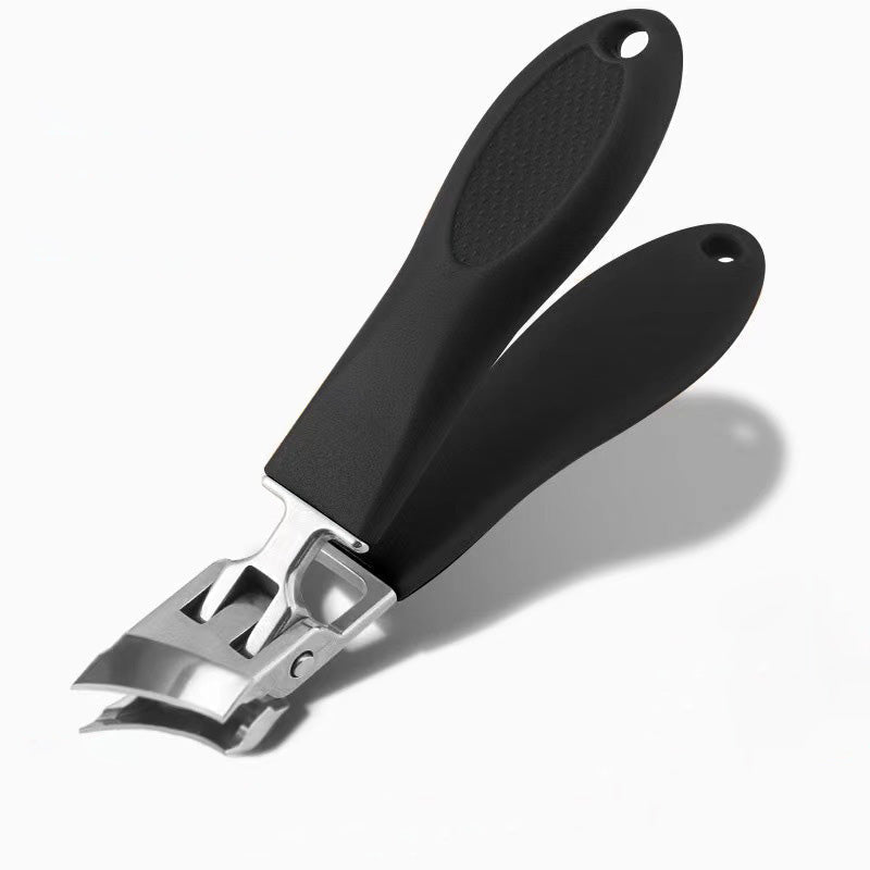 Antislip ergonomische nagelknipper voor dikke teennagels en vingernagels; comfortabele grip voor senioren.