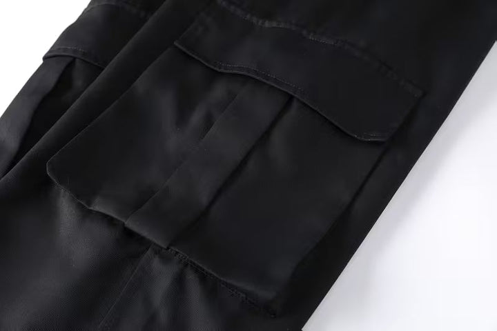 Comfortabele werkbroek heren, heavy-duty cargo stijl met praktische opbergzakken.