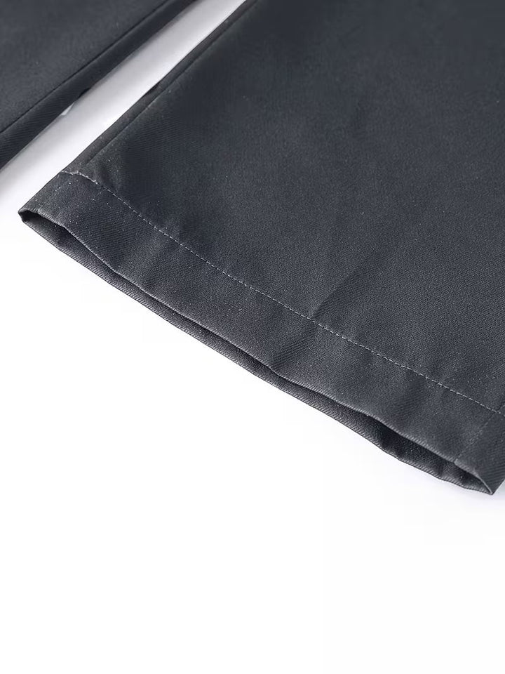 Heren casual cargo broek met verstelbare taille en heavy-duty constructie.