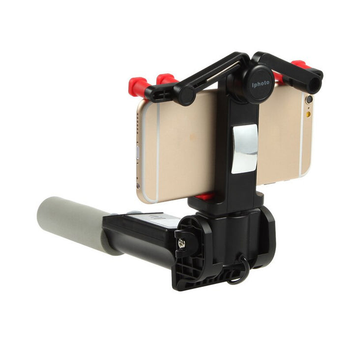 Robuuste Bluetooth selfie stick met 360° rotatie, statief voor smartphones en stabiele fotografie.