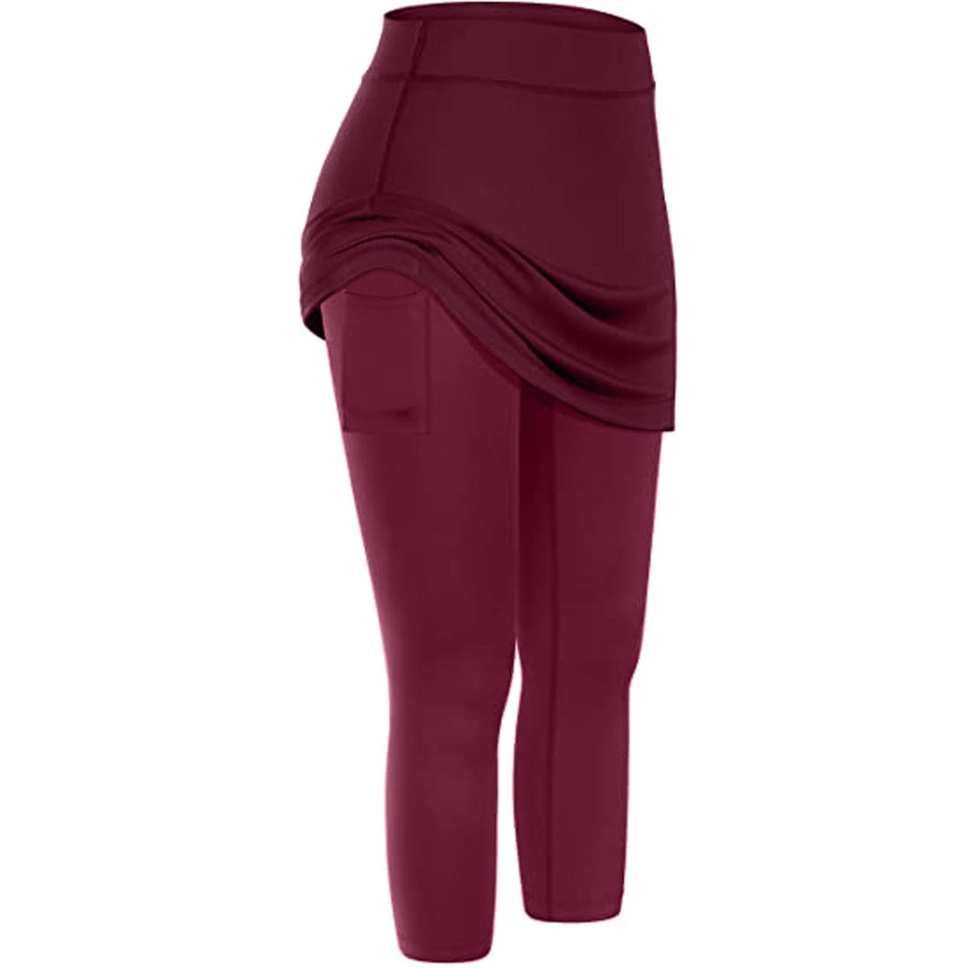 Comfortabele dames roklegging met zakken, perfect voor sport, ontspanning en dagelijkse activiteiten.