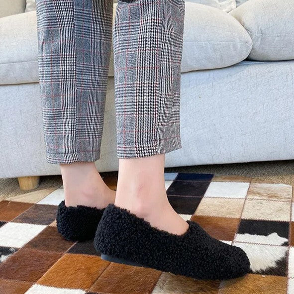 Damesschoenen: winter ballerina's, stijlvolle instappers voor optimale warmte en comfort.