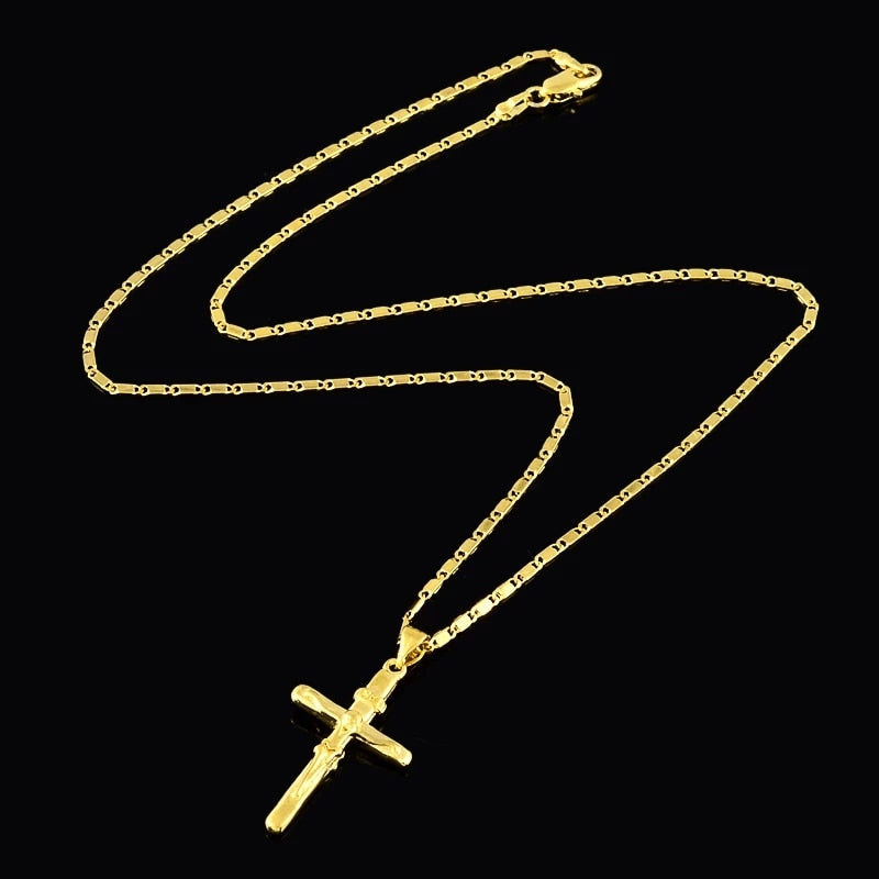 Elegante gouden ketting voor zowel dames als heren, met een tijdloos design. Perfect sieraad accessoire.