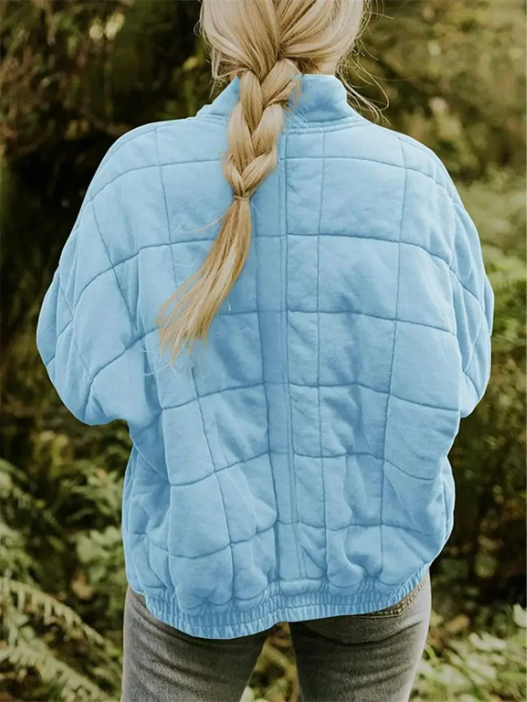 Luxe zwarte oversized damesjas, verdikt en warm, ideaal voor lente en herfst.