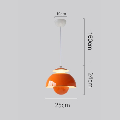 Elegante LED hanglamp in Scandinavische stijl, modern bloem design, sfeervolle verlichting voor woonkamer/slaapkamer.