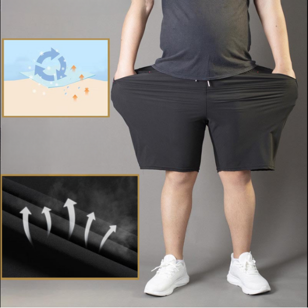 Comfortabele herenshorts met stretch. Ademend en sneldrogend, ideaal voor zomer, vakantie en vrije tijd.