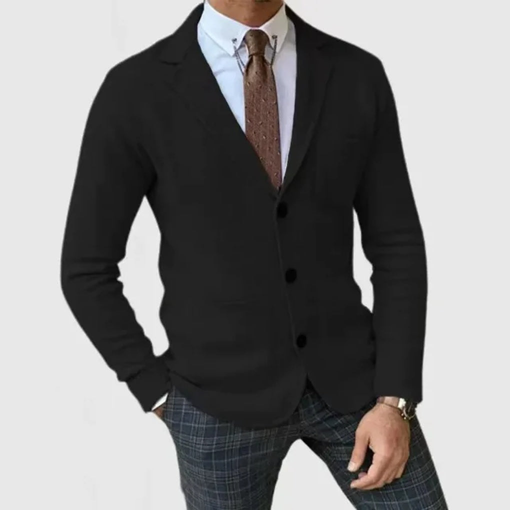 Elegante heren blazer met slim fit pasvorm; verfijnde kleding voor zowel feesten als kantoor.