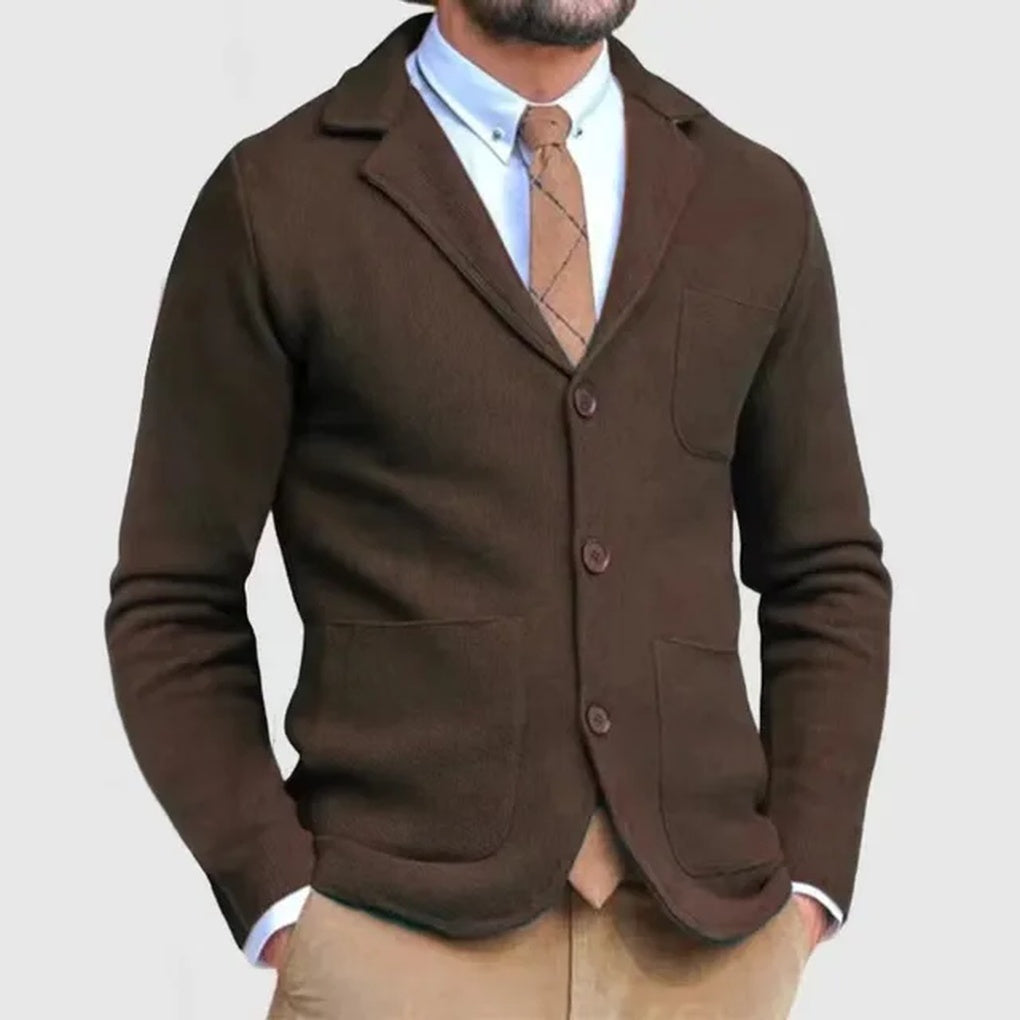 Heren slim fit blazer, perfect voor een elegante en zelfverzekerde uitstraling. Ideaal voor herfst en winter.