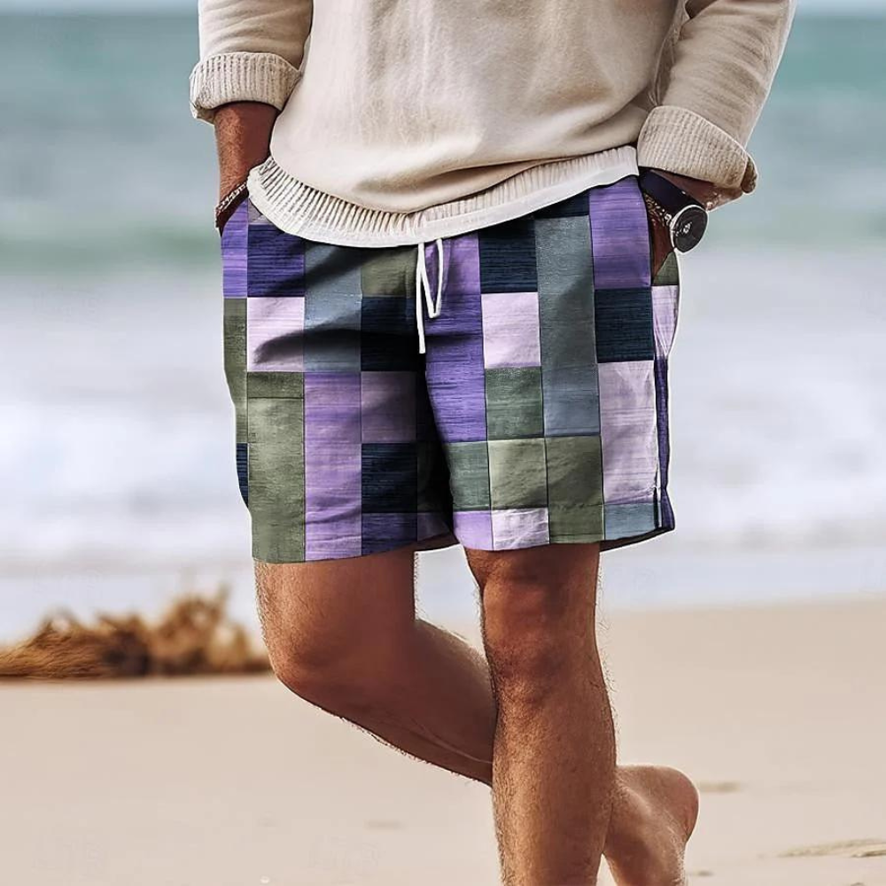 Duurzame heren zwemshort voor mannen, comfortabel voor lange dagen op het strand. Ideale zomer zwemkleding.