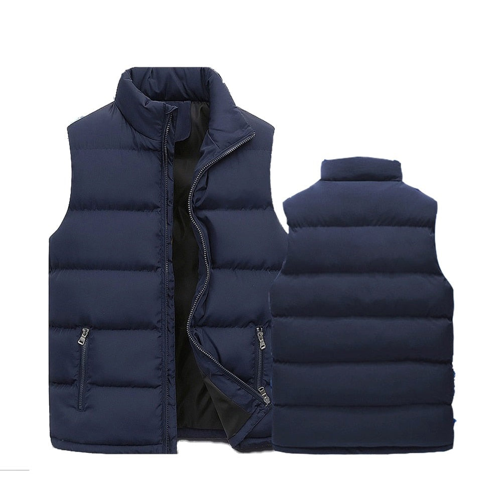 Stijlvolle heren bodywarmer, gewatteerd en casual, perfect voor laagjeskleding en outdoor activiteiten.