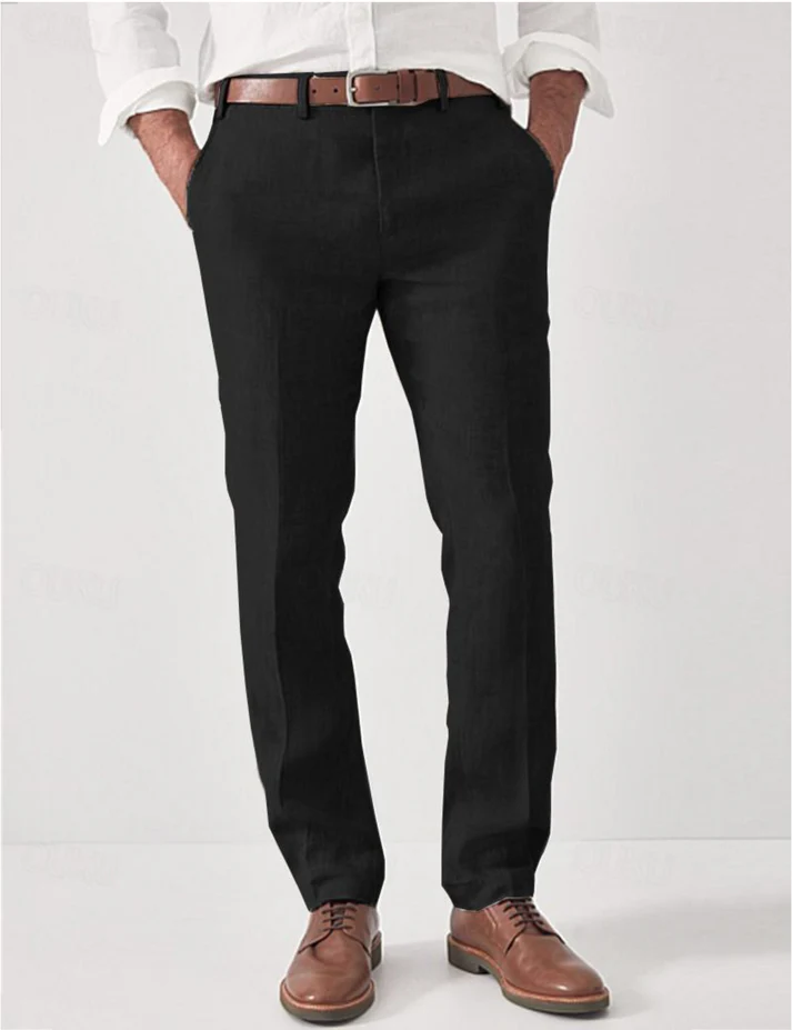 Veelzijdige heren slimfit broek, ideaal als casual of formele broek. Comfortabel voor elke gelegenheid.