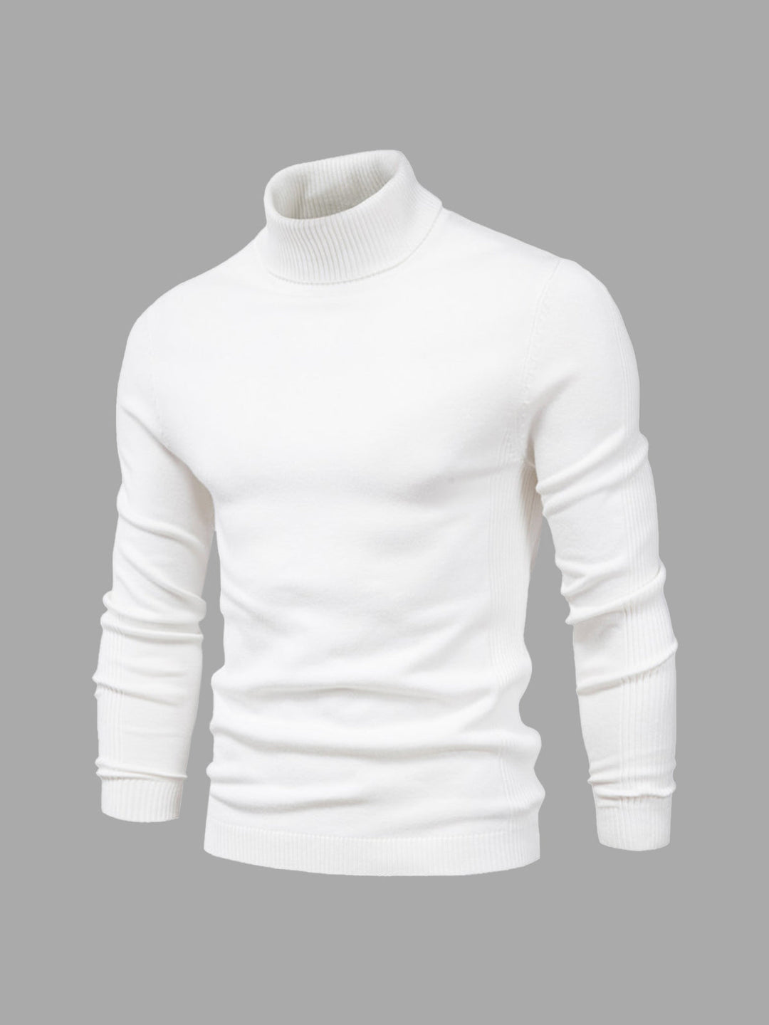 Heren coltrui met lange mouw, comfortabel en elegant, perfect voor herfst/winter.