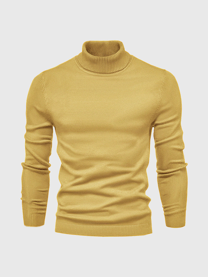 Herfst/winter heren coltrui met lange mouw, een essentieel en veelzijdig kledingstuk.
