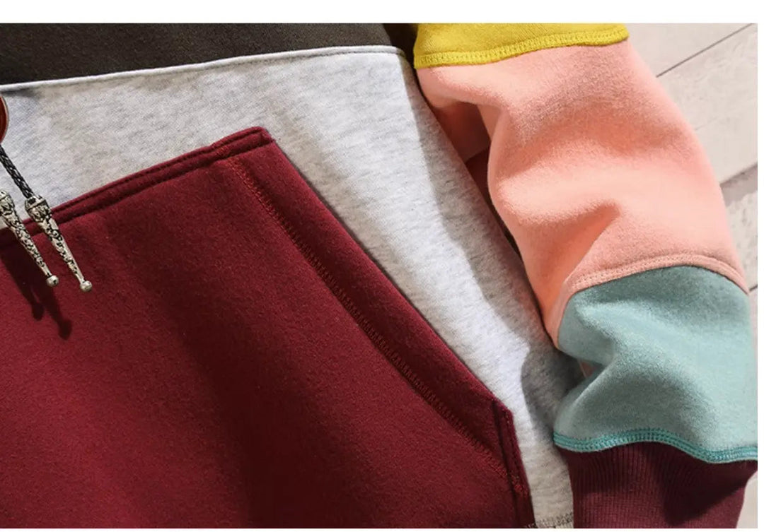 Casual heren loose-fit hoodie, perfect voor sport, vrije tijd en een trendy streetwear look.