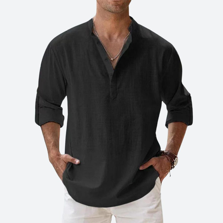 Ademend zomeroverhemd heren, slim-fit en stijlvol. Perfect voor warme dagen, casual of kantoor.
