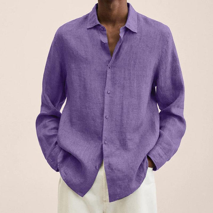 Casual oversized heren overhemd, perfect voor een comfortabele dagelijkse look. Beschikbaar in diverse kleuren.