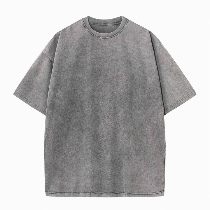 Collectie van 5 casual oversized heren T-shirts, zachte stof, perfect voor dagelijks comfort.