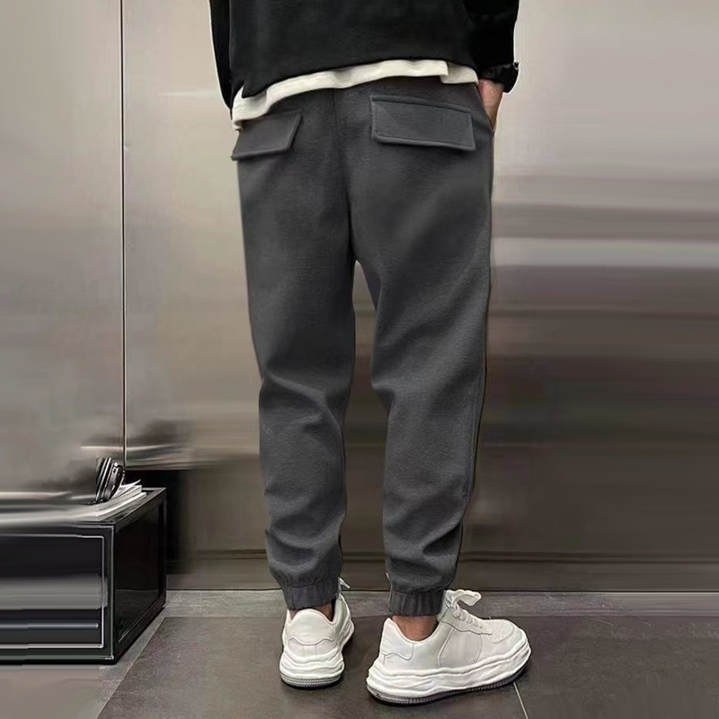 Herenbroek met slim fit en zakken, comfortabele en veelzijdige joggingbroek voor elke man.
