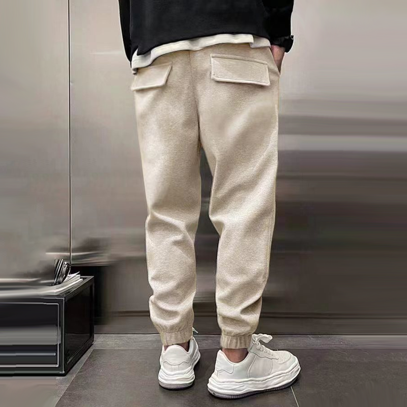 Actieve heren sportbroek, slim fit joggingbroek met zakken voor optimale bewegingsvrijheid.
