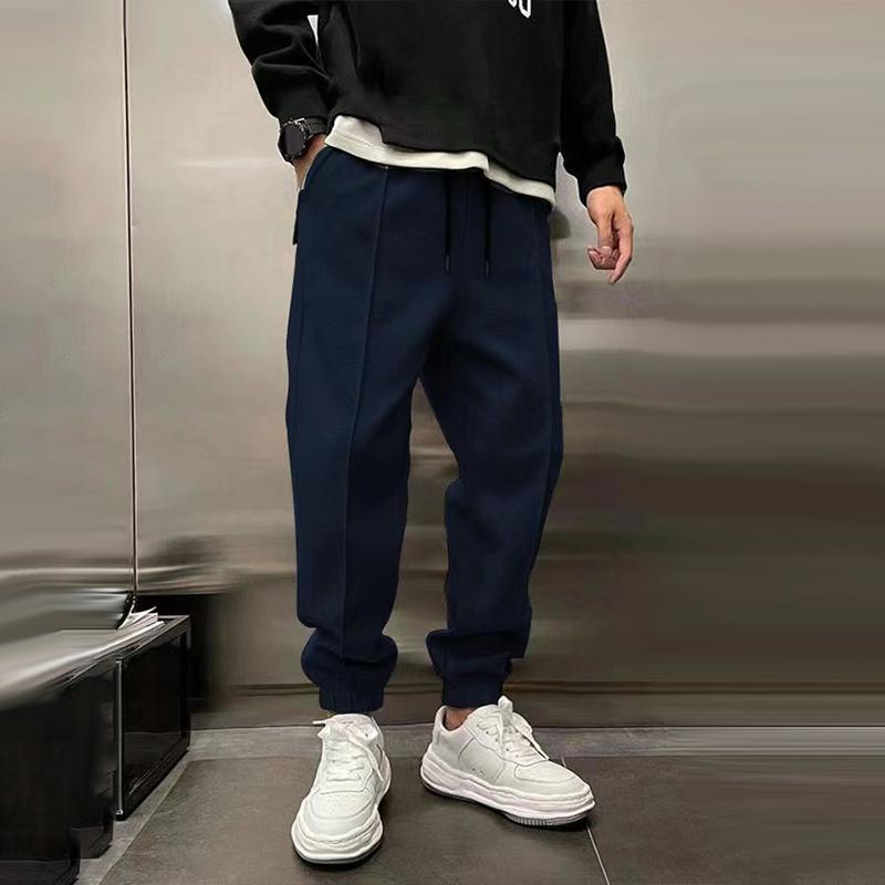 Nieuwste collectie: heren slim fit joggingbroek met zakken, perfecte balans tussen stijl en comfort.