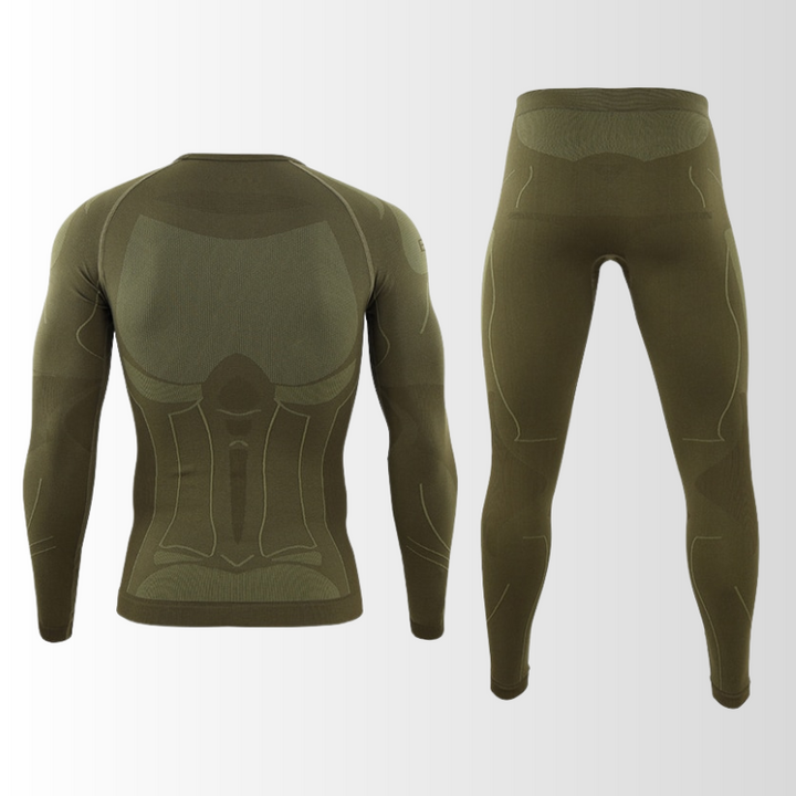 Heren warm ondergoed set met lange mouwen, essentieel voor koude winterdagen en outdoor avonturen.
