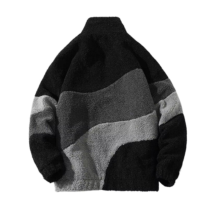 Klassiek heren ritsvest met warme hoge col. Comfortabele en tijdloze keuze voor formele of casual mode.