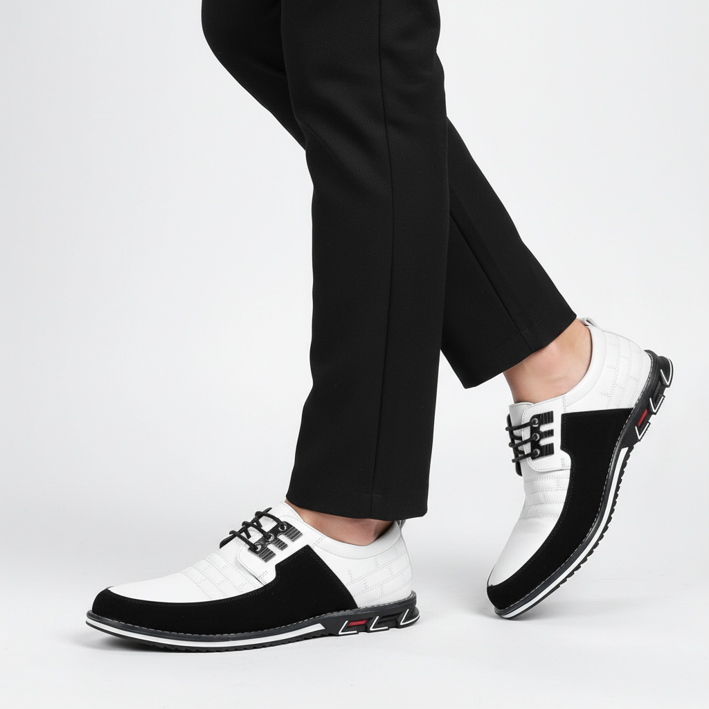 Veelzijdige leren comfortschoenen Bryan, perfect als zakelijke of casual schoenen, met stijlvolle looks en duurzaamheid.