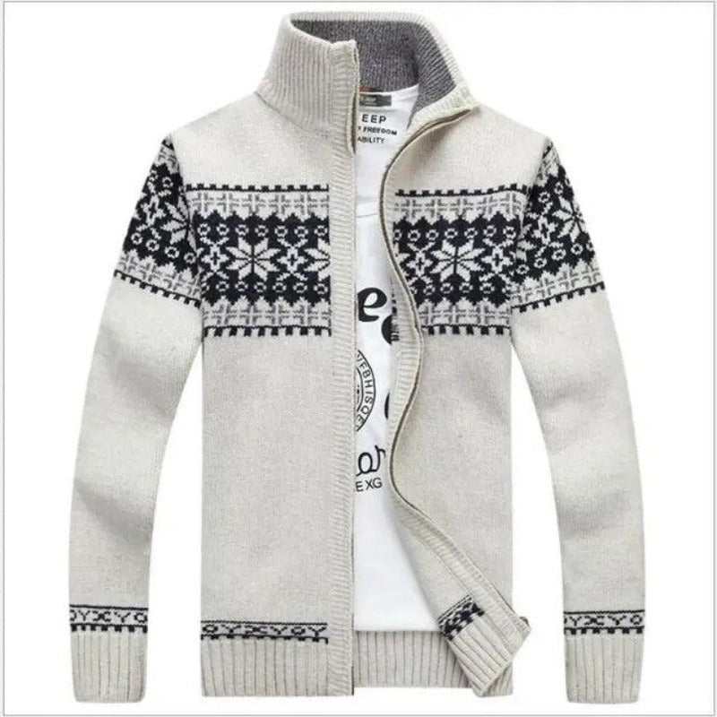 NordicEdge heren vest, scandinavisch design, gebreid voor optimale warmte en een modieuze look.